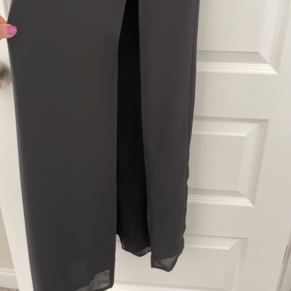 Worn Once! REVOLVE  Superdown long dress in black is a stunner - size: XS - Picture 6 of 9